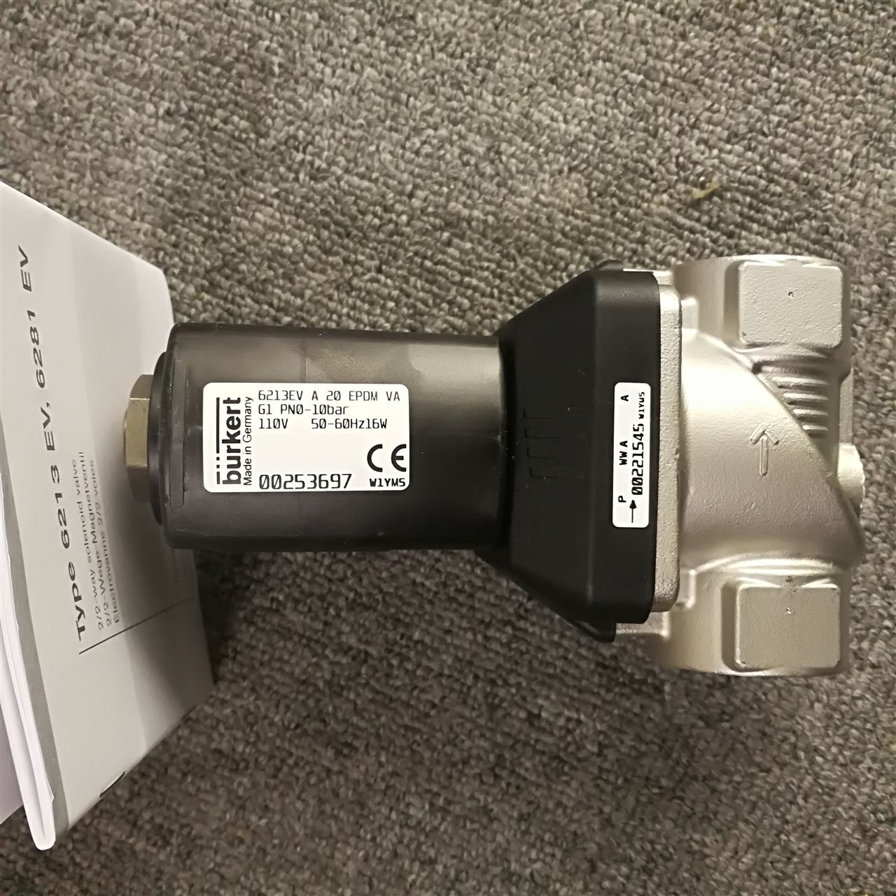 德国进口宝德burkert6213EV不锈钢电磁阀