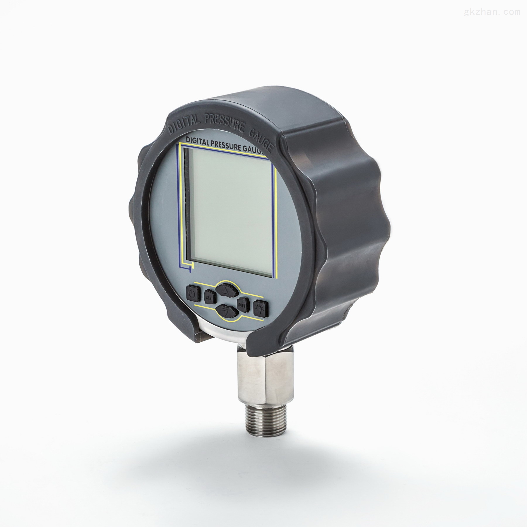 高精度不锈钢耐震智能数显数字压力表