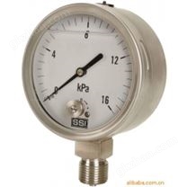 不銹鋼膜盒耐震壓力表